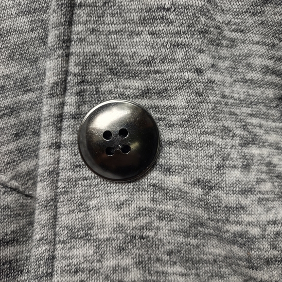 Cabi Heathered Gray Asymmetrical Jacket ,Size Small - Picture 10 of 11